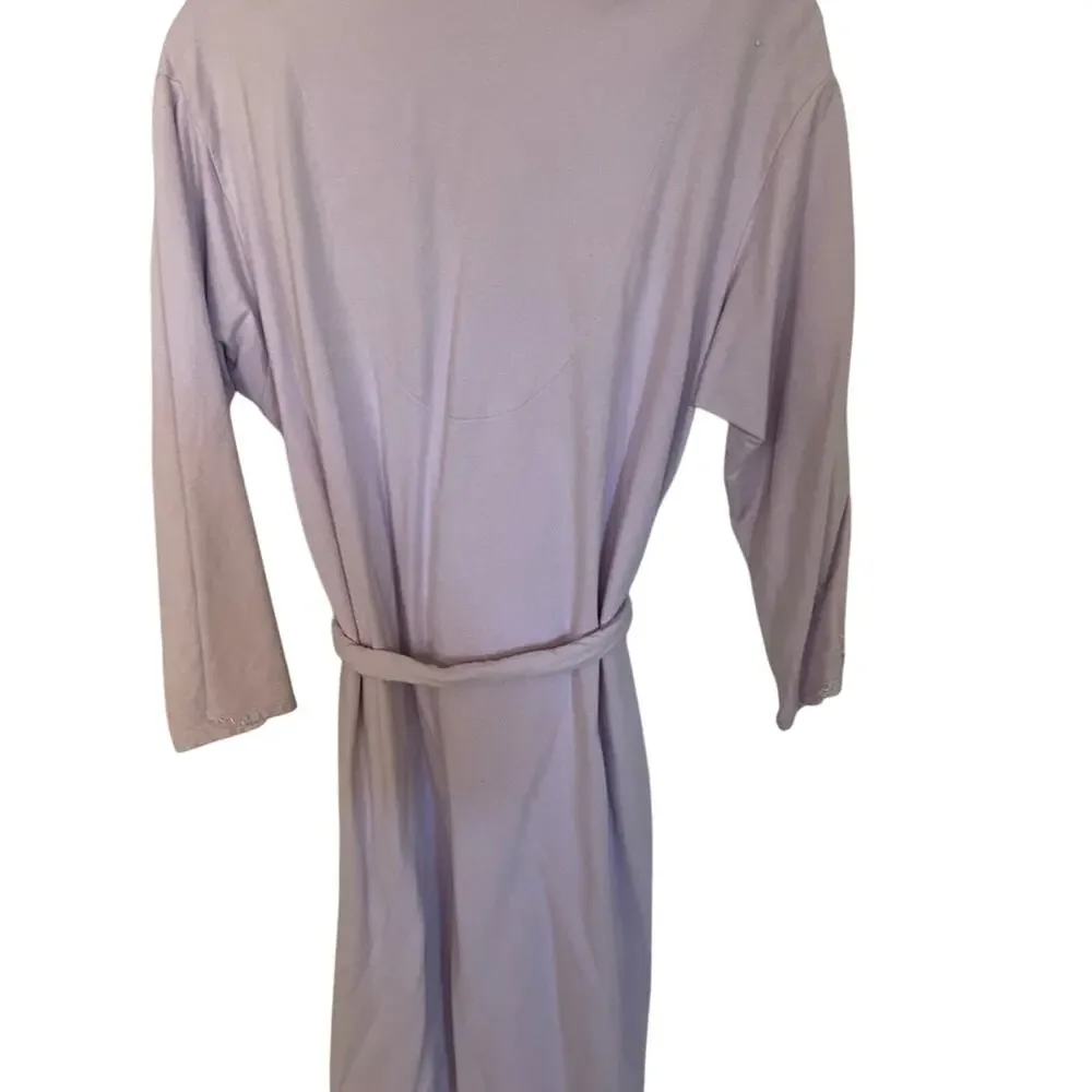 Aria Lavender Lace Trim Medium Robe Tie Strap